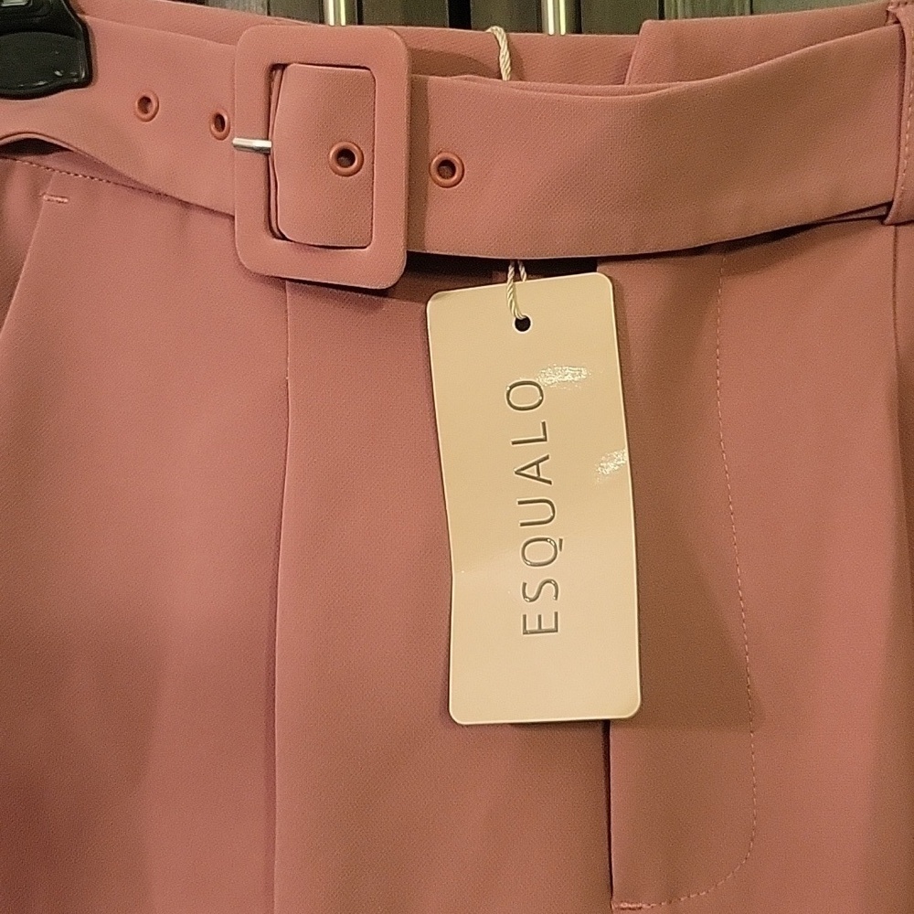 ESQUALO City Belt Trousers Vintage Rose - Picture 4 of 9